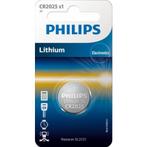 Philips CR2025 3v lithium knoopcelbatterij 1 Stuk, Audio, Tv en Foto, Accu's en Batterijen, Verzenden, Nieuw