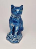 Tichelaar, Makkum - Beeld, Poes - 19 cm - Aardewerk, Antiek en Kunst