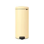 Brabantia NewIcon Prullenbak - 30 liter - Mellow Yellow, Verzenden, Zo goed als nieuw