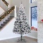 vidaXL Kerstboom met 300 LED met standaard Wit 300 cm PVC, Verzenden, Nieuw