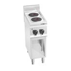GGM Gastro | Elektrisch fornuis - 4 kW - 2 ronde kookplaten, Verzenden, Nieuw in verpakking