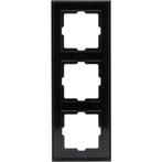 KOPP - Afdekraam - Athenis HK07 - 3-voudig - Mat Zwart, Doe-het-zelf en Verbouw, Elektra en Kabels, Ophalen of Verzenden, Nieuw