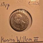 Nederland. Wilhelm II. 1/2 Gulden 1847 (Zonder minimumprijs)