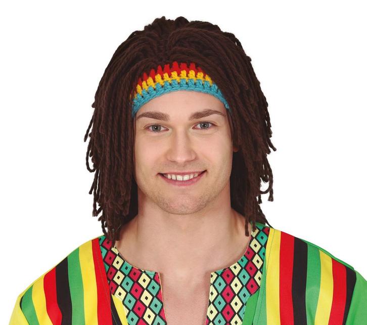 Rasta Pruik, Hobby en Vrije tijd, Feestartikelen, Nieuw, Verzenden