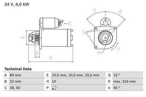 Startmotor / Starter, Auto-onderdelen, Motor en Toebehoren, Nieuw, Ophalen of Verzenden