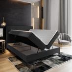 Opberg Boxspring Basic 140x200 Antraciet - Direct Leverbaar!, Huis en Inrichting, Grijs, 200 cm, Modern, Nieuw