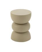 Voetstuk - Metaal - Beige