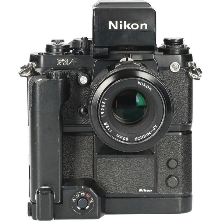 Tweedehands Nikon F3AF  met DX-1 en 80mm f/2.8 CM3795, Audio, Tv en Foto, Fotocamera's Analoog, Gebruikt, Nikon, Ophalen of Verzenden