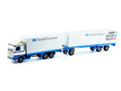 Schaal 1:50 Tekno 880106 Zweden 1986 Nordisk Volvo Zweeds..., Hobby en Vrije tijd, Modelauto's | 1:50, Gebruikt, Tekno, Ophalen of Verzenden