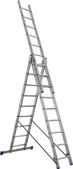 LADDER ALU STABILO II 3X9+STAB WARENWET (Voor in Huis), Huis en Inrichting, Verzenden, Nieuw