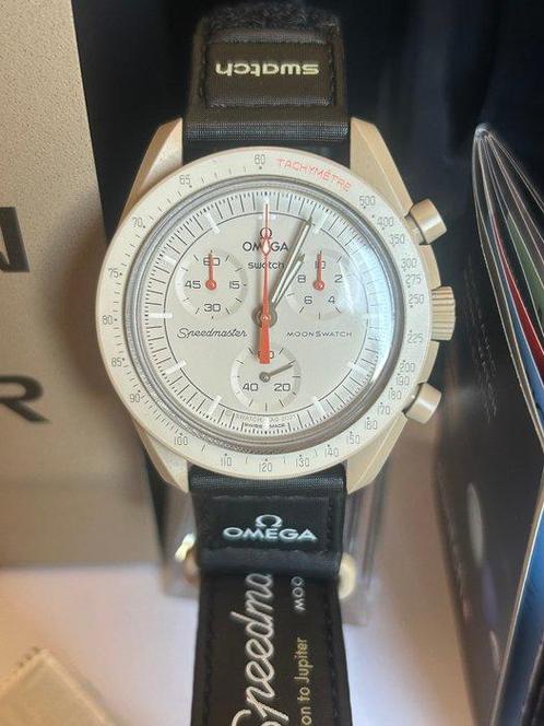 Omega x Swatch - MoonSwatch - Mission to Jupiter - Zonder, Sieraden, Tassen en Uiterlijk, Horloges | Heren