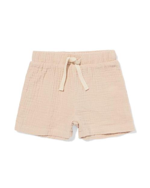 HEMA Newborn korte broek mousseline lichtbruin 2=30% / 1=15%, Kinderen en Baby's, Babykleding | Overige, Nieuw, Verzenden