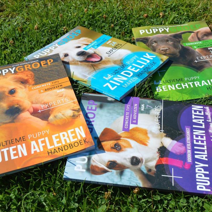 4 NIEUWE puppy boeken (+ NIET GOED - GELD TERUG GARANTIE), Boeken, Dieren en Huisdieren, Nieuw, Honden, Verzenden
