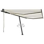 vidaXL Luifel automatisch met LED en windsensor 450x350 cm, Verzenden, Nieuw
