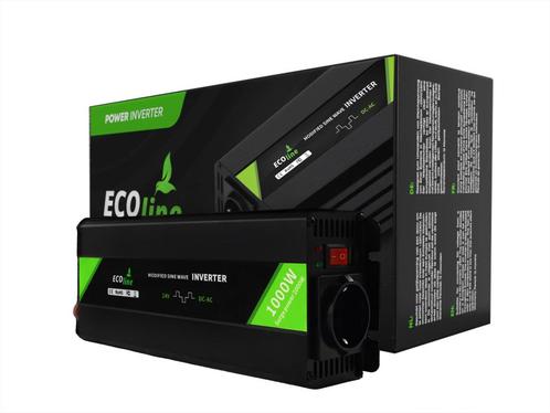Omvormer 24V Naar 220V/230V - 1000w  - Gemodificeerde sinus, Auto-onderdelen, Elektronica en Kabels, Nieuw, Verzenden