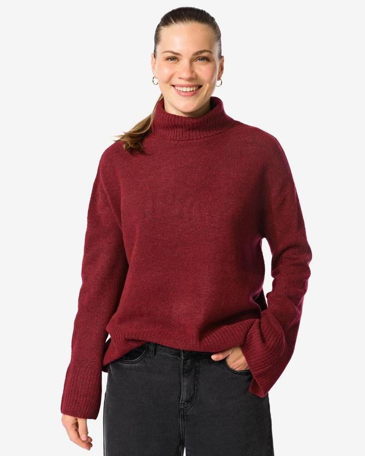 HEMA Dames coltrui Frankie rood, Kleding | Dames, Overige Dameskleding, Nieuw, Verzenden