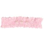 Roze kousenband met kant en pareltjes NIEUW, Kleding | Dames, Trouwkleding en Trouwaccessoires, Ophalen of Verzenden, Nieuw, Roze