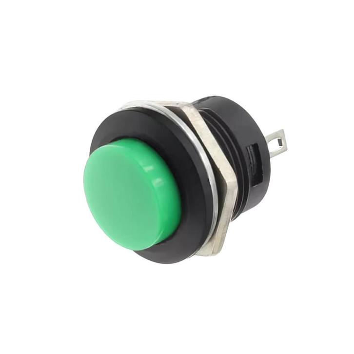 Pulsschakelaar OFF-(ON) 16mm - 250VV/3A - NO (Normally, Doe-het-zelf en Verbouw, Elektra en Kabels, Nieuw, Verzenden