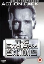 The 6th Day/Last Action Hero DVD (2003) Arnold, Zo goed als nieuw, Verzenden