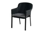 Hartman tuinstoel cairo black, Tuin en Terras, Wicker, Nieuw, Tuinset, Stoel