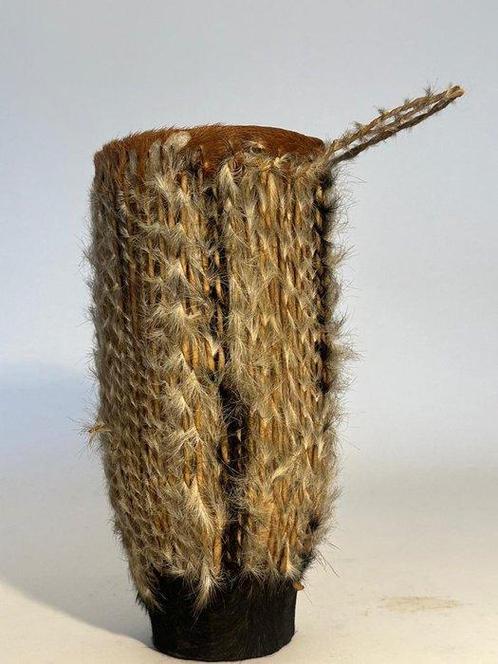 KLEINE CENTRALE AFRIKAANSE DRUM (Zonder Minimumprijs), Antiek en Kunst, Kunst | Niet-Westerse kunst