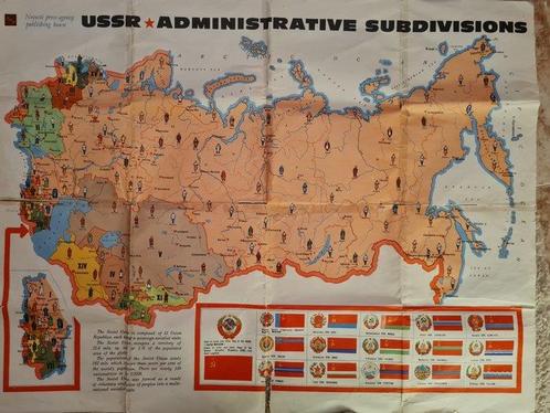 Azië - Rusland, Sovjetunie, SU; Novosti Press - USSR, Boeken, Atlassen en Landkaarten