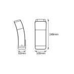 2dekans | Ledvance Smart+ Wifi Wandlamp Curve Donker Grijs, Huis en Inrichting, Lampen | Wandlampen, Ophalen of Verzenden, Zo goed als nieuw