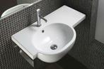 Catalano C2 75 SX 75 x 48 cm keramische Wastafel links, Doe-het-zelf en Verbouw, Sanitair, Ophalen of Verzenden, Nieuw, Bad
