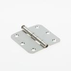 AXA SCHARNIER RONDE HOEKEN RVS 75 X 75MM 1105-24-83/E, Verzenden, Nieuw