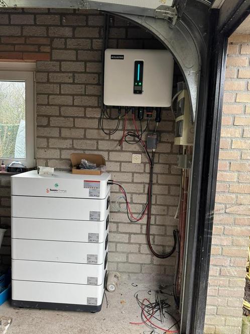 Thuisbatterij 30kWh incl. 10kw omvormer en installatie, Doe-het-zelf en Verbouw, Zonnepanelen en Toebehoren, 200 wattpiek of meer