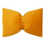 Strik Kussen Fluweel honing geel 40x60cm, Huis en Inrichting, Verzenden, Nieuw