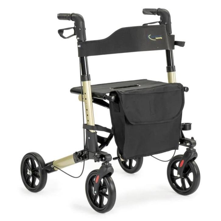 MultiMotion City lichtgewicht rollator - Champagne, Diversen, Rollators, Ophalen of Verzenden