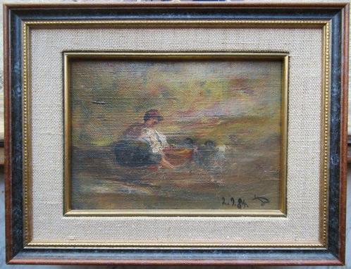 Lorenzo Delleani (1840-1908), Toegeschreven aan - Giovane, Antiek en Kunst, Kunst | Schilderijen | Klassiek