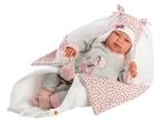 Llorens pop Tina met deken - 44cm (Poppen 37- 45 cm, Poppen), Kinderen en Baby's, Speelgoed | Poppen, Ophalen of Verzenden, Nieuw