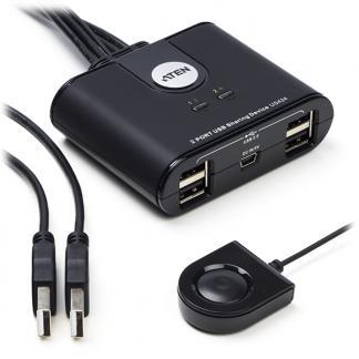 USB switch - USB A naar USB A - Aten, Computers en Software, Pc- en Netwerkkabels, Nieuw, Verzenden