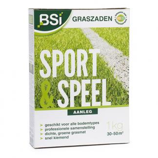 Graszaad speelgazon | BSI | 30 - 50 m², Tuin en Terras, Gras en Kunstgras, Nieuw, Verzenden