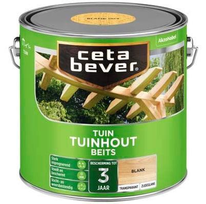 Cetabever tuinhout beits dekkend zijdeglans - donkergroen..., Doe-het-zelf en Verbouw, Verf, Beits en Lak, Beits, Groen, Nieuw