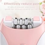 Draadloze epilator met LED-licht – voor gezicht, oksels en, Verzenden, Nieuw