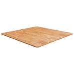 vidaXL Tafelblad vierkant 90x90x1,5cm massief eiken, Huis en Inrichting, Tafels | Eettafels, Verzenden, Nieuw
