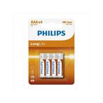 Philips AAA Batterijen - Lange Levensduur - 4 Stuks - Bet..., Audio, Tv en Foto, Accu's en Batterijen, Ophalen of Verzenden, Nieuw