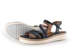 Tamaris Sandalen in maat 40 Blauw, Tamaris, Sandalen of Muiltjes, Zo goed als nieuw, Verzenden