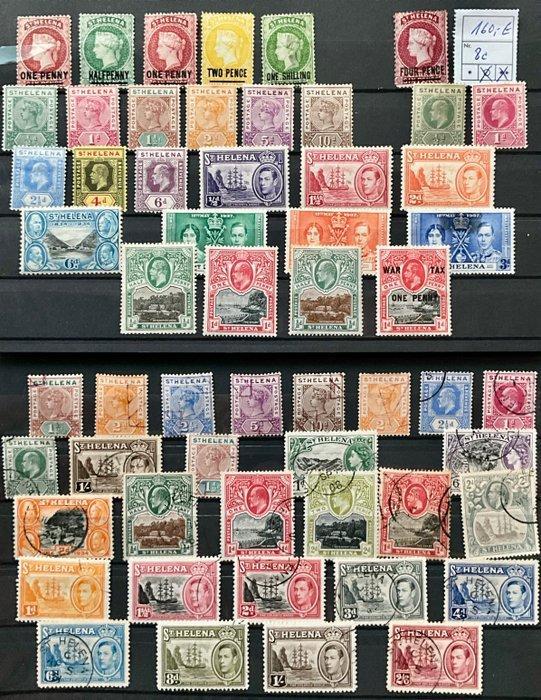 Britse Gemenebest 1864/1938 - St. Helena op twee, Postzegels en Munten, Postzegels | Europa | UK