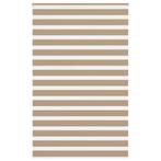 vidaXL Zebra Blind 150x230 cm stofbreedte 145,9 cm polyester, Huis en Inrichting, Verzenden, Nieuw, Bruin