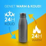 Waterfles RVS Vezato (grijs), Ophalen of Verzenden, Nieuw