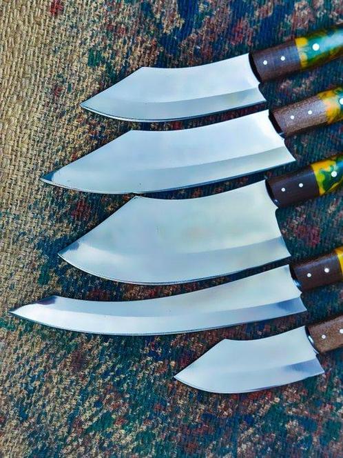 Keukenmes - Chefs knife - Hars, hout en hoogwaardig staal -, Antiek en Kunst, Antiek | Keukenbenodigdheden