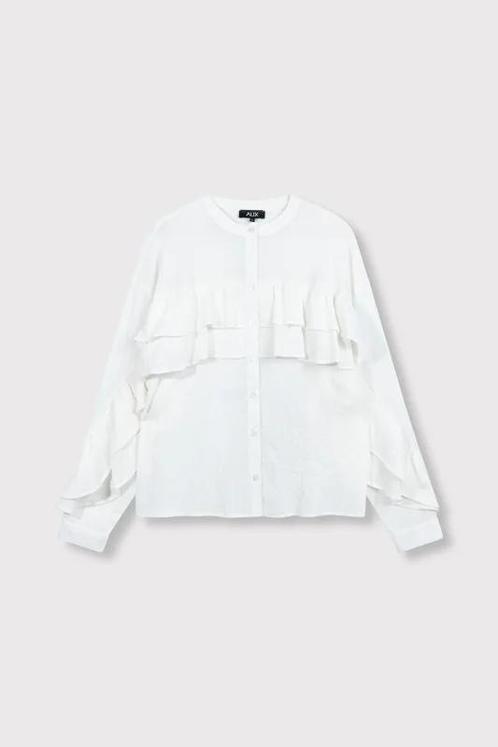 -40% Alix The Label  Alix The Label Structured chiffon ruffl, Kleding | Dames, Blouses en Tunieken, Nieuw, Verzenden