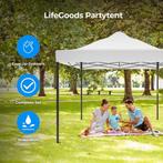 2dekans | LifeGoods Partytent - Paviljoen - 3x4.5 m - Easy, Tuin en Terras, Parasols, Ophalen of Verzenden, Zo goed als nieuw