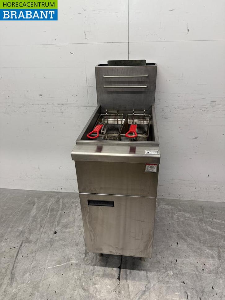 RVS Food Service Equipment FGF300 Friteuse 20 liter GAS, Zakelijke goederen, Horeca | Keukenapparatuur, Gebruikt, Ophalen of Verzenden