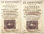 Boutauld Michel - Raccolta delle Massime di Salomone - 1723
