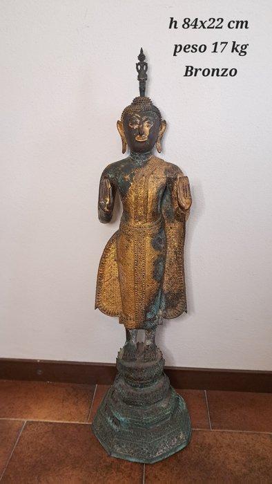 Buddha stante Periodo Rattanakosin- 80 cm - Beeld - Thailand, Antiek en Kunst, Kunst | Niet-Westerse kunst